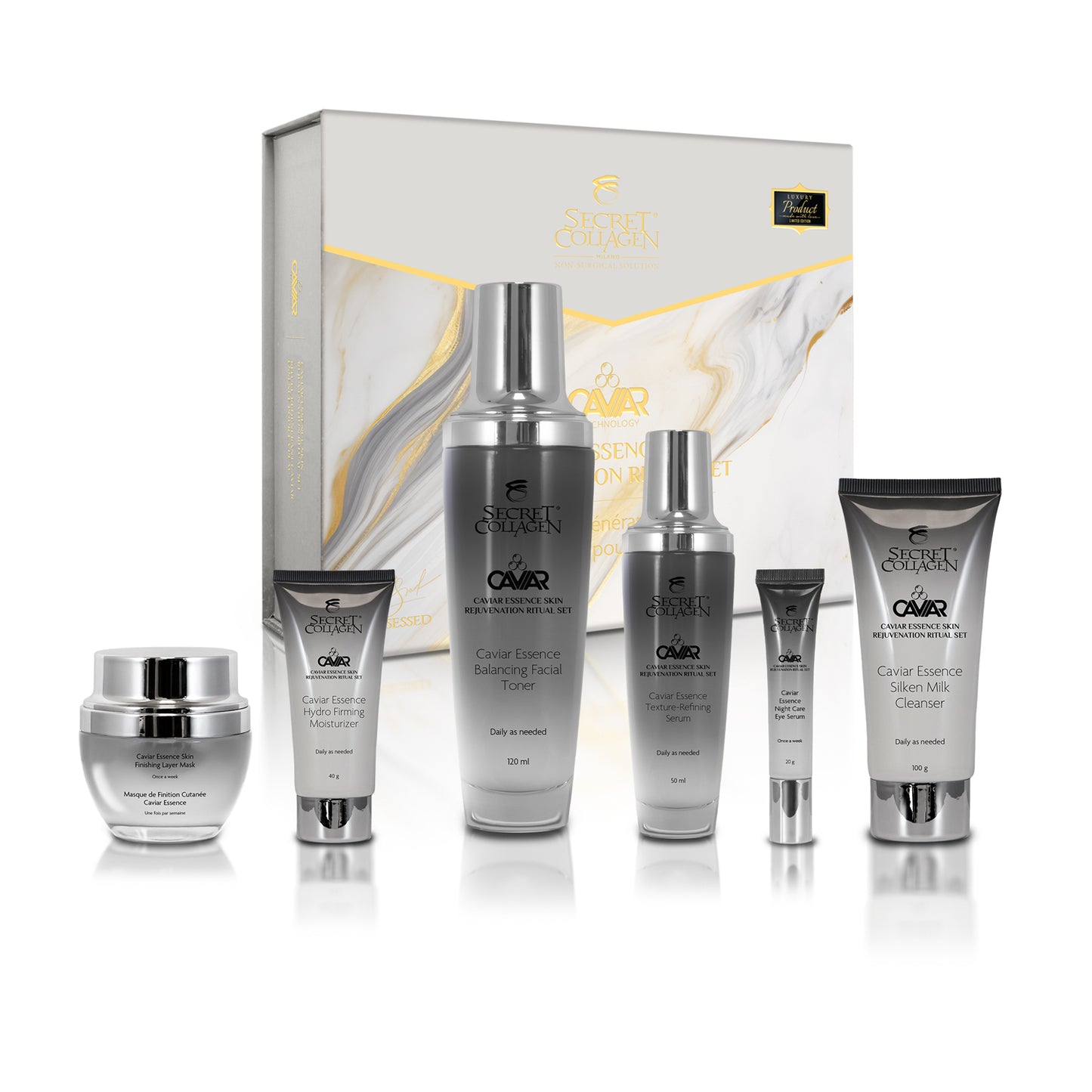 Caviar Essence Skin Rejuvenation Ritual Set