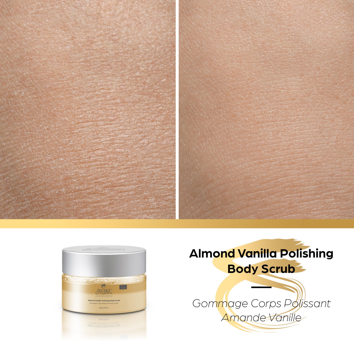 Almond Vanilla Polishing Body Scrub