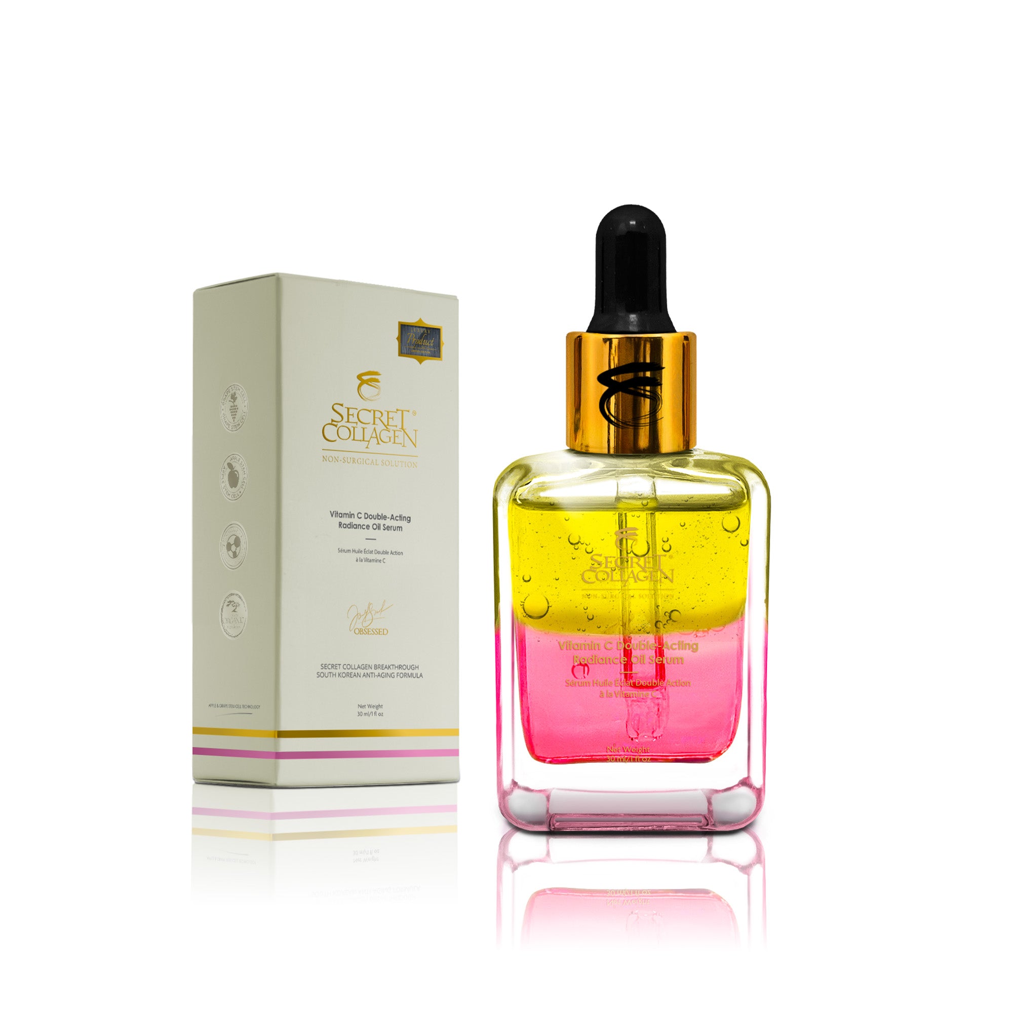 Vitamin C Double-Acting Radiance Oil Serum - Secret Collagen
