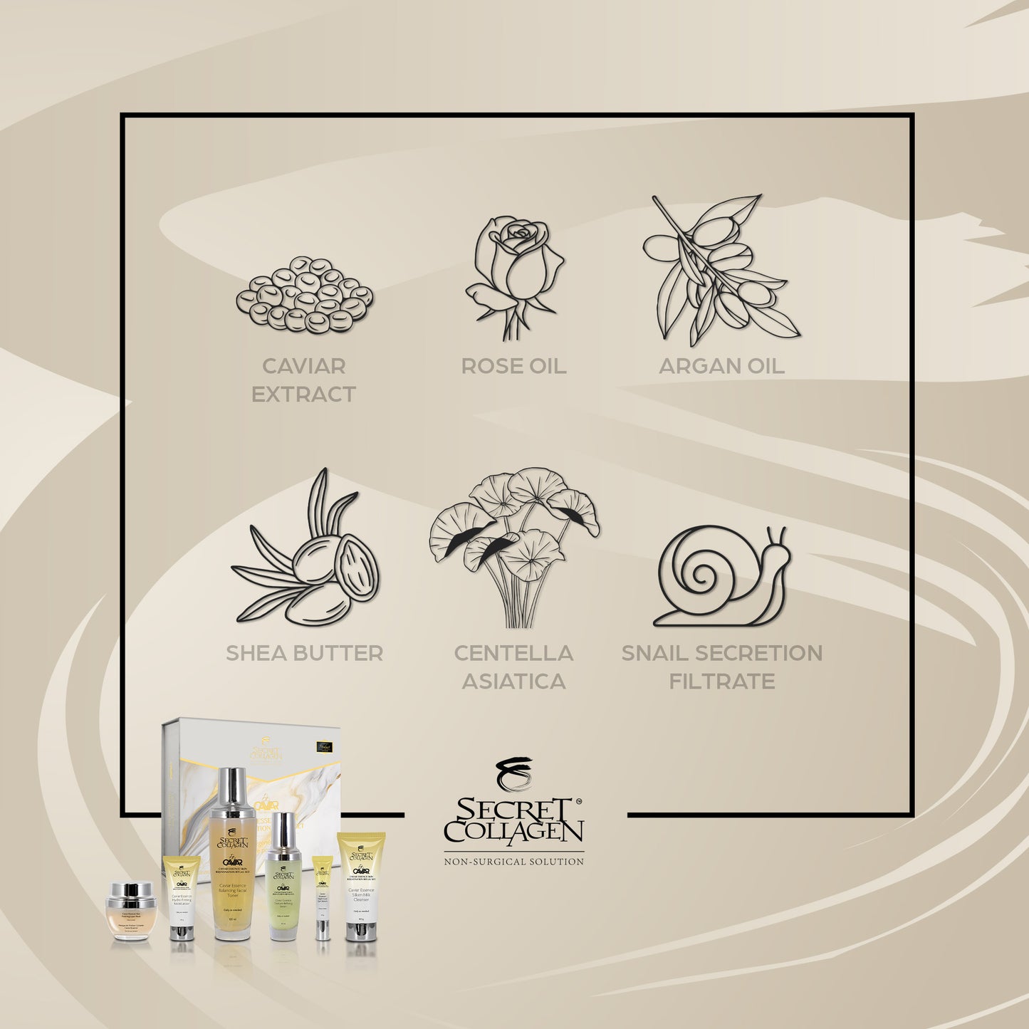 Caviar Essence Skin Rejuvenation Ritual Set