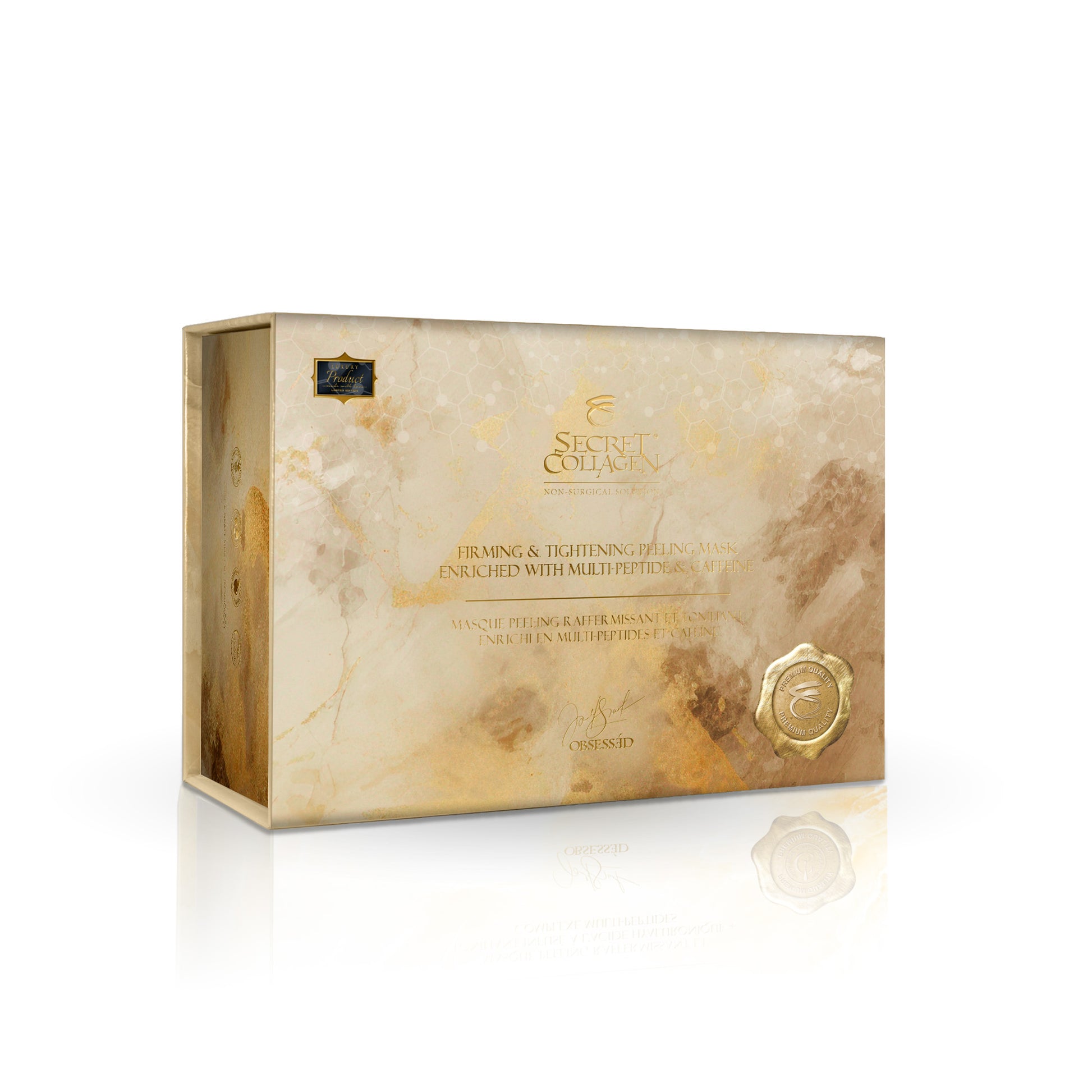 Firming and Tightening Peeling Mask Enriched with Multi-Peptide and Caffeine - Secret Collagen