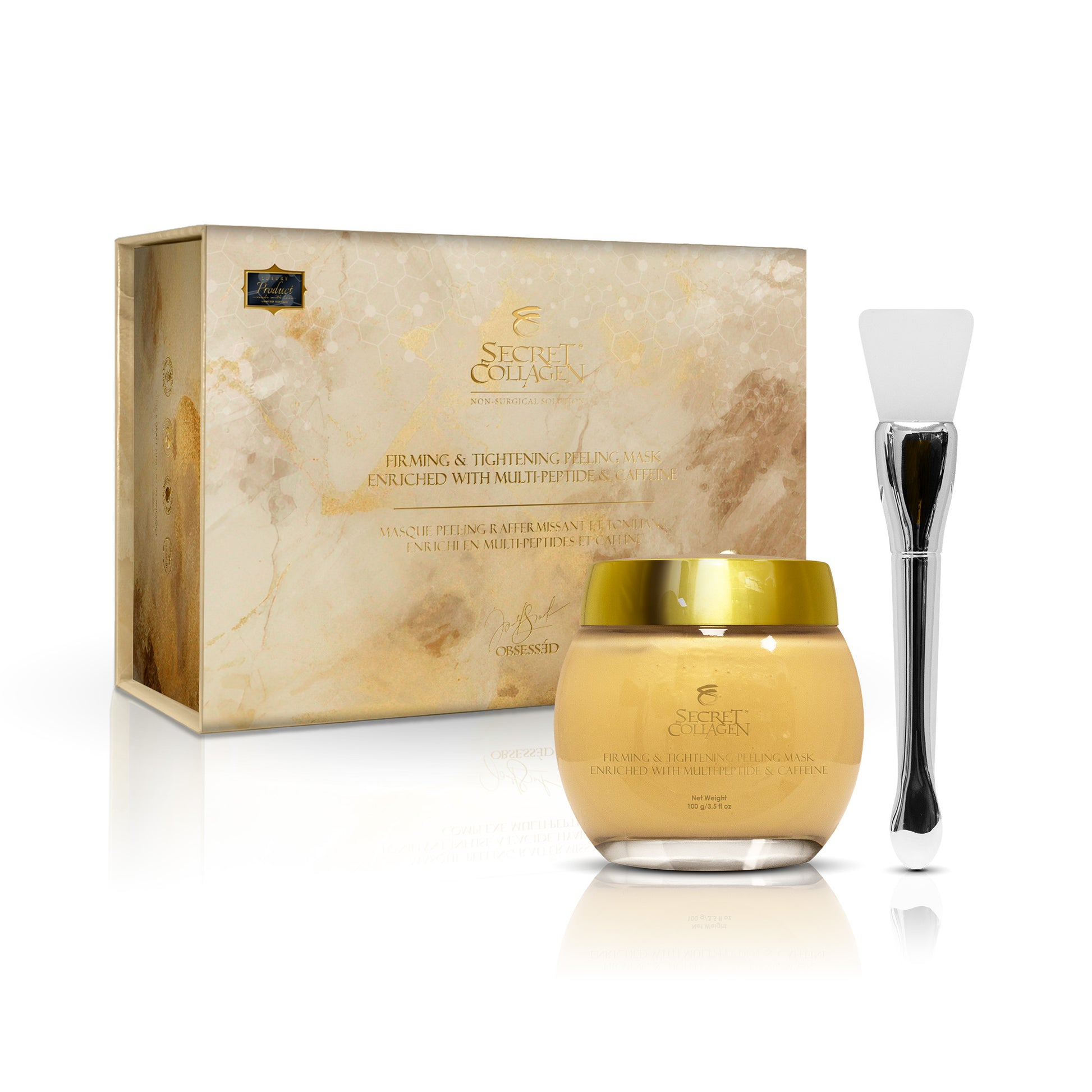Firming and Tightening Peeling Mask Enriched with Multi-Peptide and Caffeine - Secret Collagen