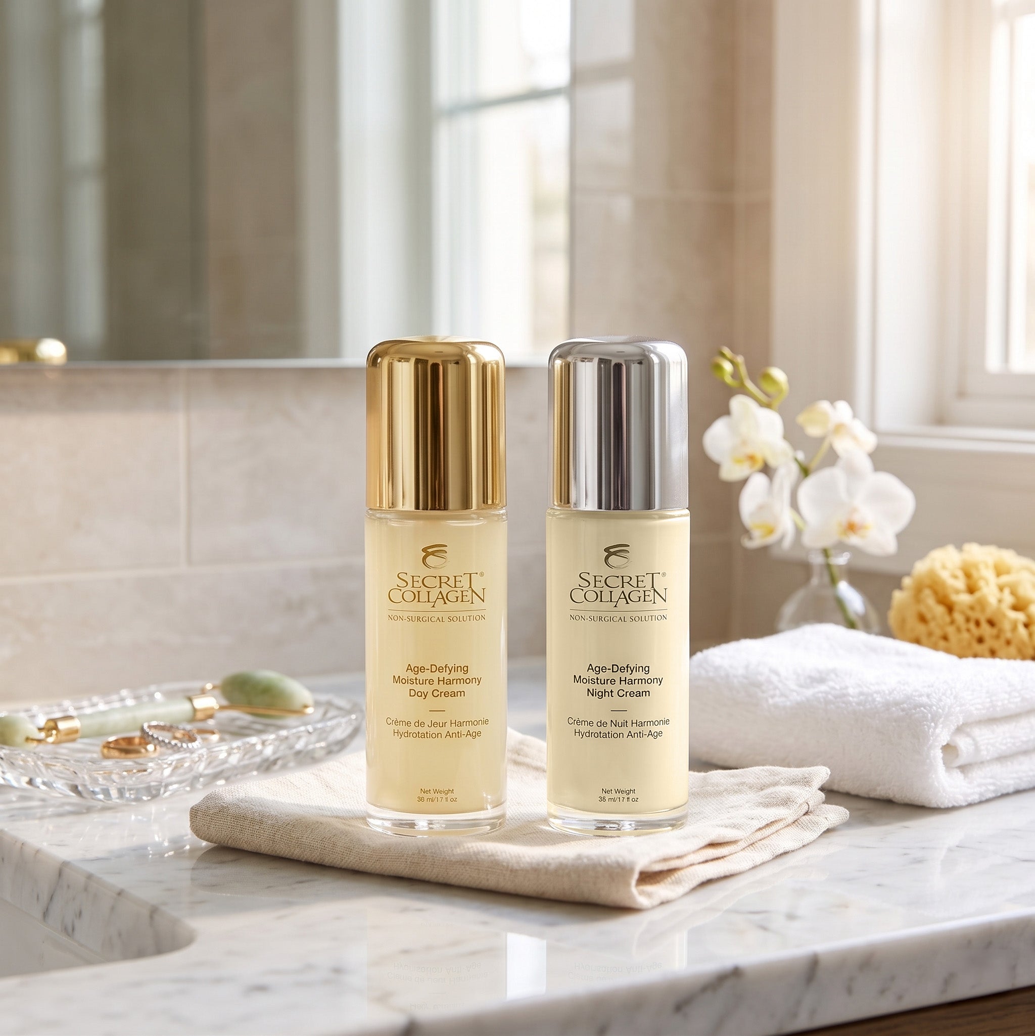 Age-Defying Moisture Harmony Day & Night Set – Secret Collagen