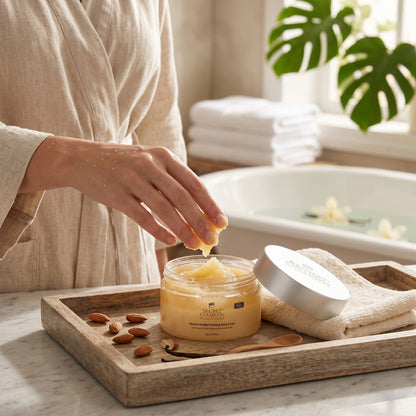 Almond Vanilla Polishing Body Scrub